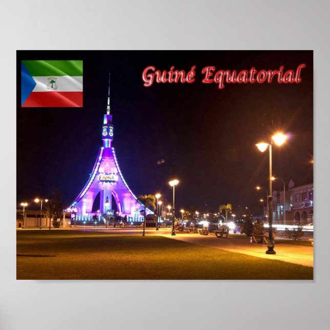 Equatorial Guinea - Bata - Torre de la Libertad - Poster (Front)