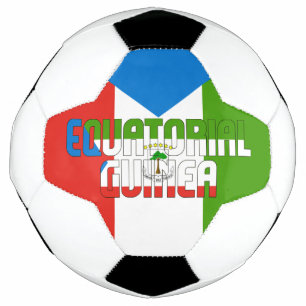 Equatorial Guinea Flag Adorable Patriotic Soccer Ball