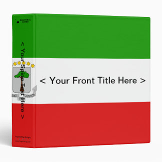 Equatorial Guinea Flag Binder