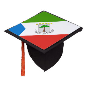 Equatorial Guinea Flag Graduation Cap Topper