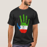 Equatorial Guinea Flag Hand Malabo Equatorial Guin T-Shirt<br><div class="desc">Equatorial Guinea Flag Hand Malabo Equatorial Guinea</div>