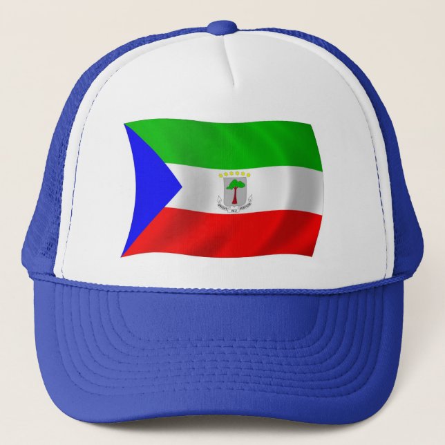 Equatorial Guinea Flag Hat (Front)