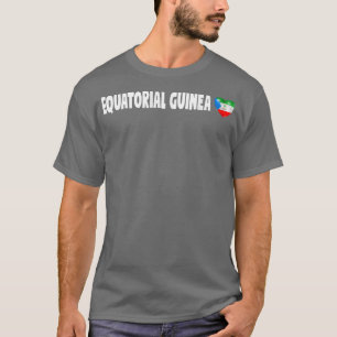 Equatorial Guinea Flag Heart Pride Equatorial Gui T-Shirt