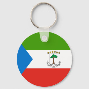 Equatorial Guinea Flag Keychain
