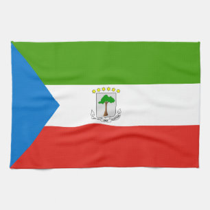 Equatorial Guinea Flag Kitchen Towel