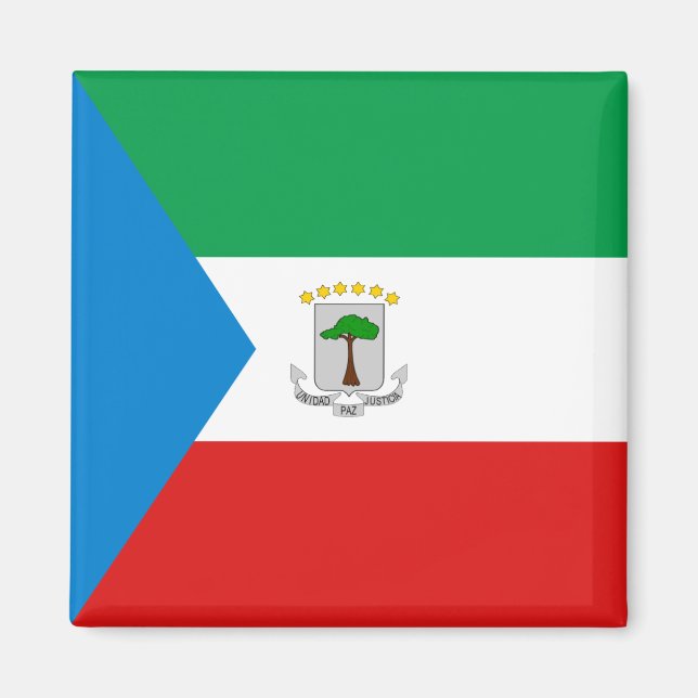 Equatorial Guinea Flag Magnet (Front)