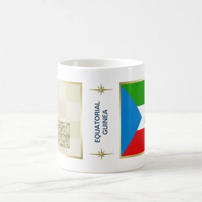 Equatorial Guinea Flag + Map Mug (Center)