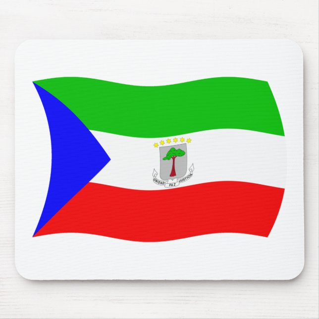Equatorial Guinea Flag Mousepad (Front)