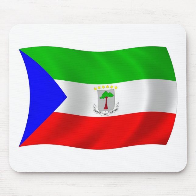 Equatorial Guinea Flag Mousepad (Front)