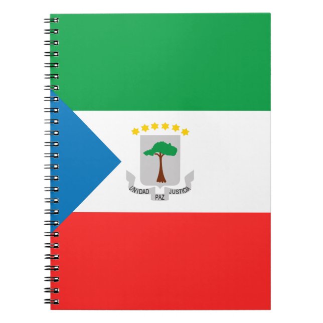 Equatorial Guinea flag Notebook (Front)