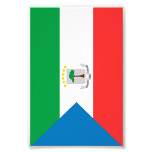 Equatorial Guinea flag Photo Print