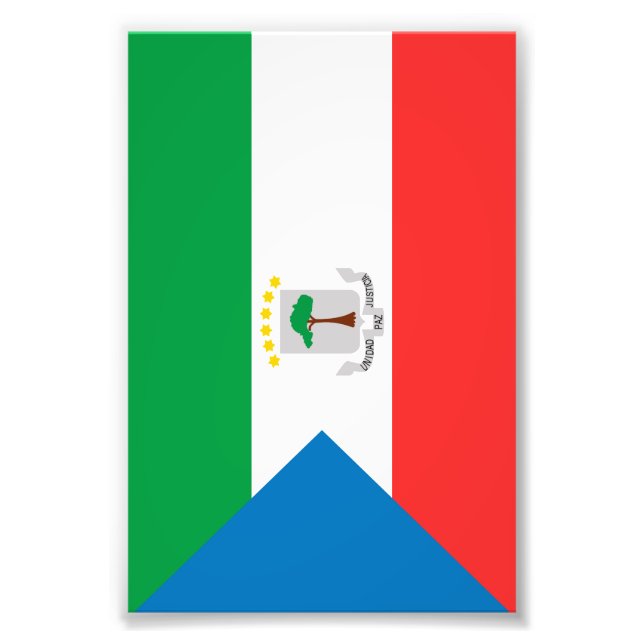 Equatorial Guinea flag Photo Print (Front)