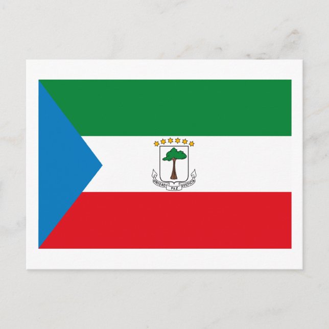 Equatorial Guinea Flag Postcard (Front)