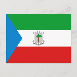 Equatorial Guinea Flag Postcard