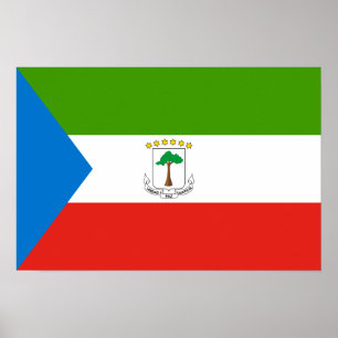 Equatorial Guinea flag Poster