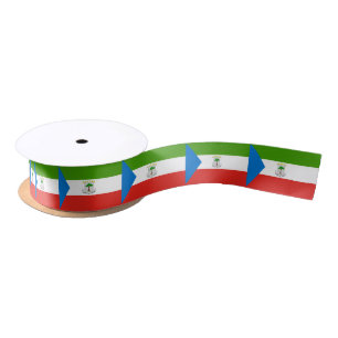 Equatorial Guinea Flag Satin Ribbon