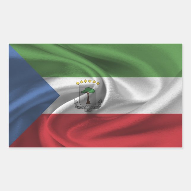 Equatorial Guinea Flag Sticker (Front)