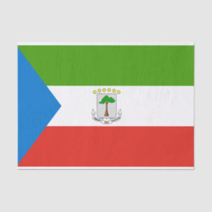 Equatorial Guinea Flag Tissue Paper