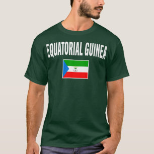 Equatorial Guinea  Guinean Tee Flag souvenir Gift 