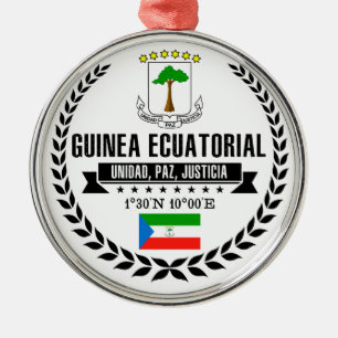Equatorial Guinea Metal Ornament