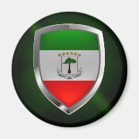 Equatorial Guinea Mettalic Emblem
