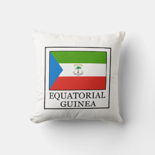 Equatorial Guinea Throw Pillow