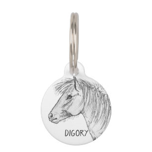Equestrian Bridle Name Tag