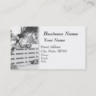 Equestrian Business card - Hunter Jumper