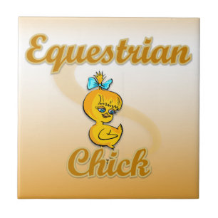 Equestrian Chick Tile