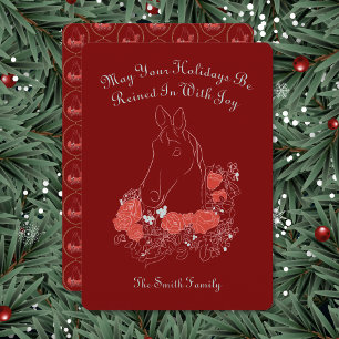 Equestrian Christmas Card