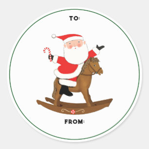 Equestrian Christmas Gift Tag