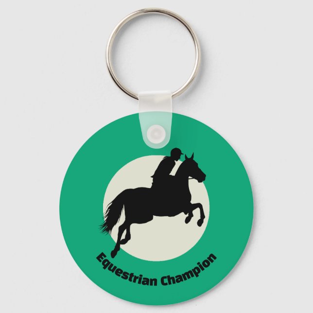 Equestrian Design Keychain (Front)