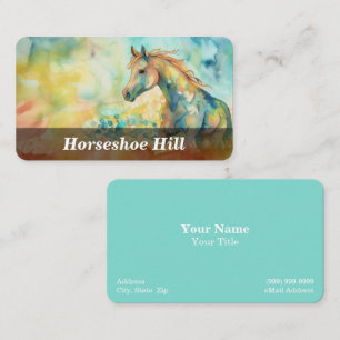 Equestrian / Equine / Horse Business Card