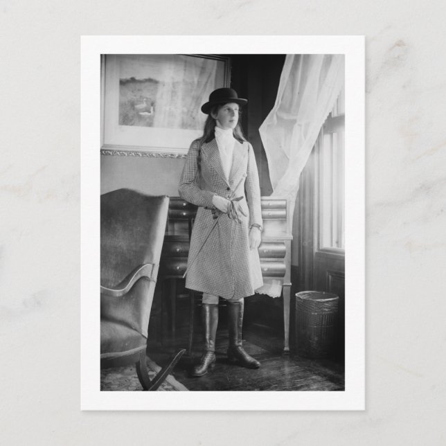 Equestrian Fashion, 1915 Postcard (Front)