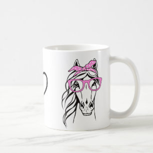 Equestrian Gift Horseback Riding Bandana Horse Coffee Mug