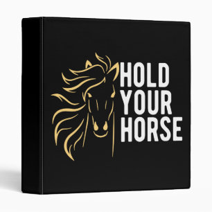 Equestrian Gift Horseback Riding Western Horse Binder