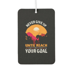 Equestrian Gift Never Give Up Until Reach Air Freshener