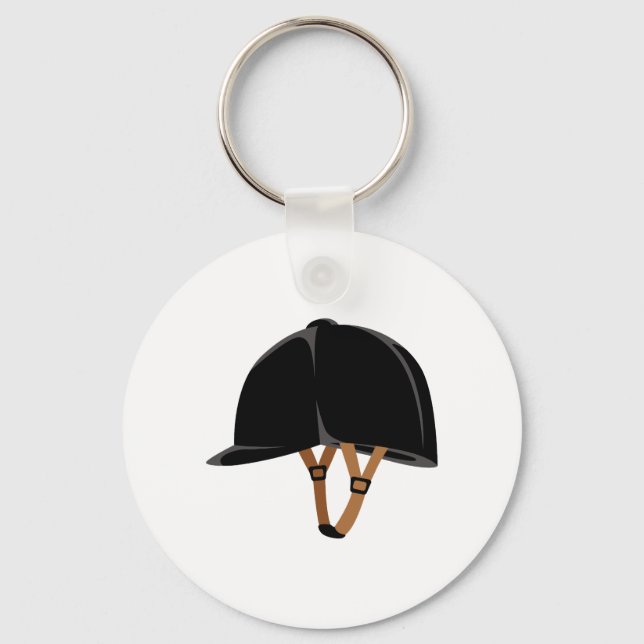 Equestrian Helmet Keychain (Front)