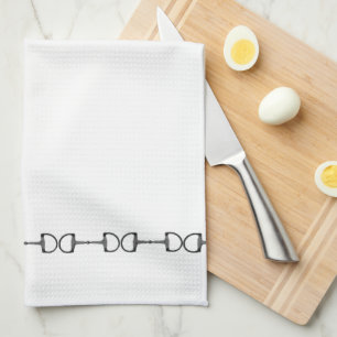 Equestrian Horse Bits Kitchen Towel