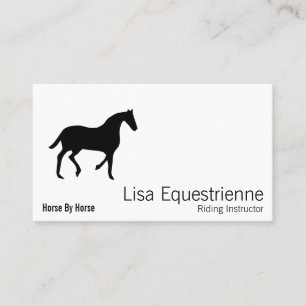 Equestrian Horse Business Card