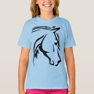 Equestrian - Horse Head - Horse riding T-Shirt