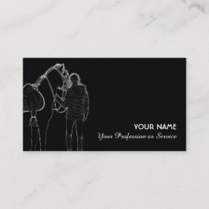 Equestrian horse lovers and riding enthusiasts business card