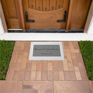 Equestrian horse stable tack trailer customize doormat