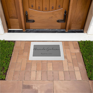 Equestrian horse stable tack trailer customize doormat