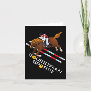 Equestrian Horseback Riding For Riders And Horsewo Card