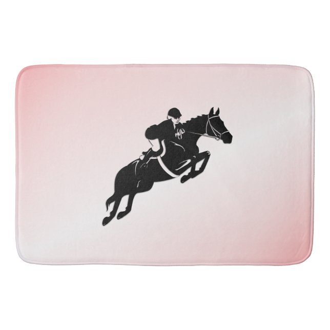 Equestrian Jumper Bath Mat (Front)