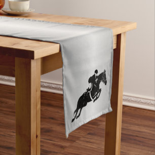 Equestrian Jumper Long Table Runner