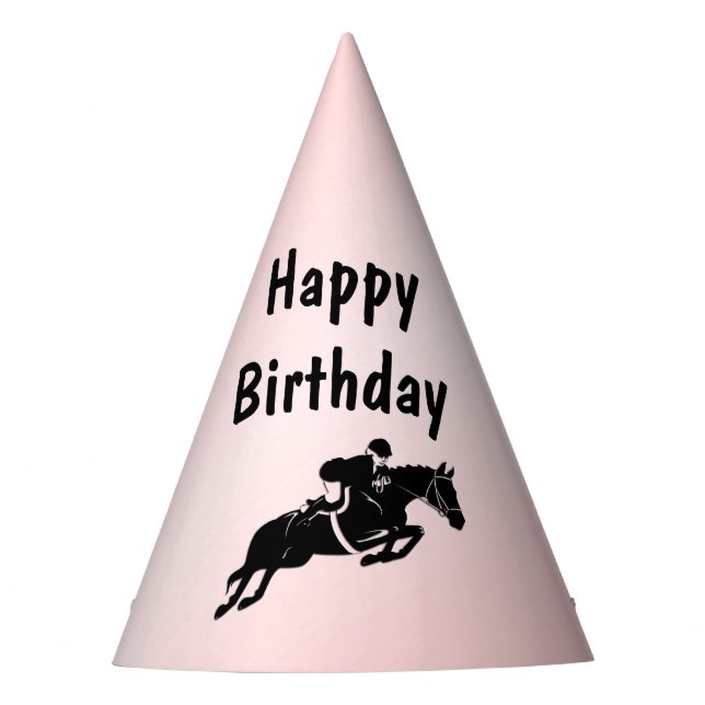 Equestrian Jumper Party Hat (Front)