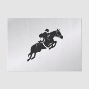 Equestrian Jumper Silver Tissue Paper