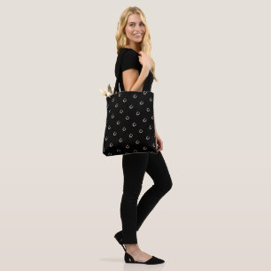 Equestrian Lucky Horse Shoe Pattern Tote Bag